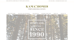 Desktop Screenshot of kamahomes.com